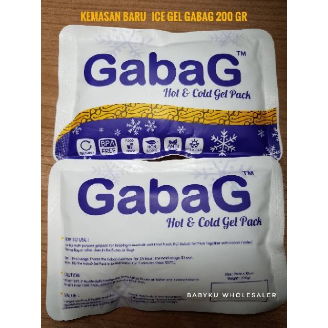 Gabag ice gel mini 200gr / ice gel gabag kecil