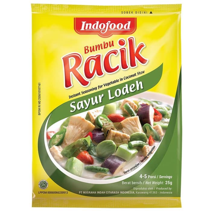 

Bumbu Racik Indofood Sayur Lodeh 1pcs