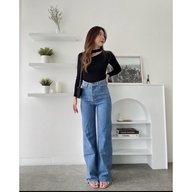 OUDRE Bomi Jeans Dark Blue S NEW