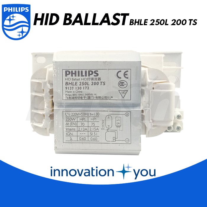 PHILIPS BHLE 250L 200 - Ballast lampu HPI / HPL