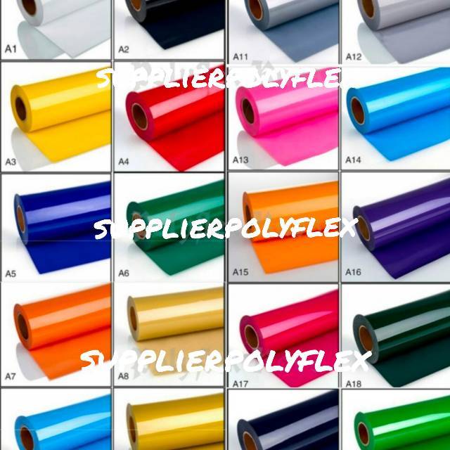  Polyflex  pvc grade A hotpeel lebar 60cm tipis seperti PU 