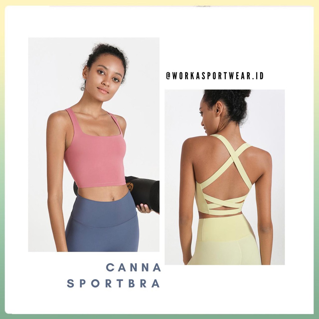 WORKASPORTWEAR.ID - CANNA SPORTBRA - SPORTBRA PREMIUM - SPORTBRA IMPOR - YOGABRA