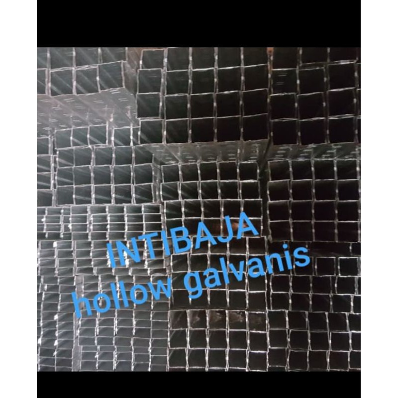 HOLLOW PLAFON 4 x 4 x 0,50mm x 4 meter /HOLLOW GALVANIS PLAFON 4x4 tebal 0,50mm