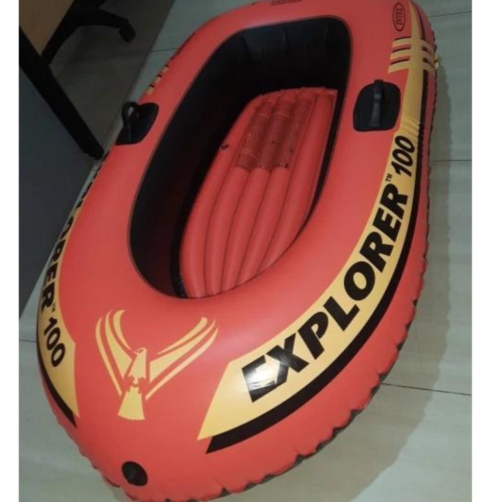 PROMO TERMURAH Perahu Intex Explorer 100 58329 KAPAL KARET BOAT