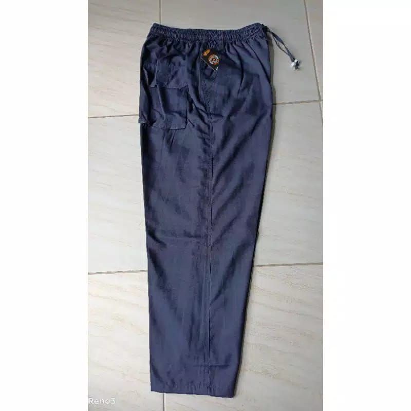 Celana Bahan Formal Pria Katun Sogo Pinggang Karet