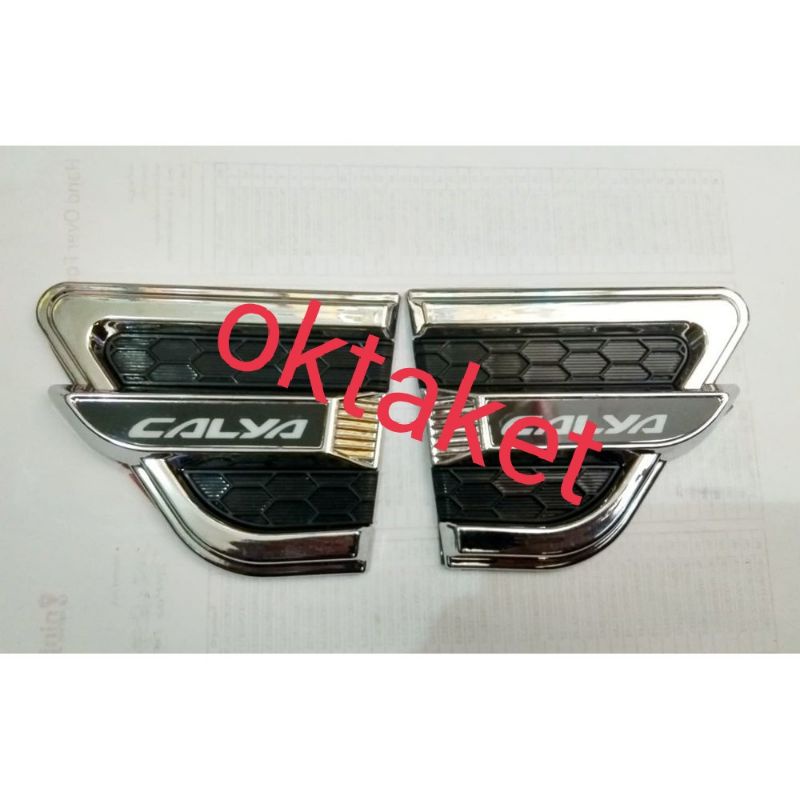 Side Vent/ air flow samping mobil calya/ sigra activo