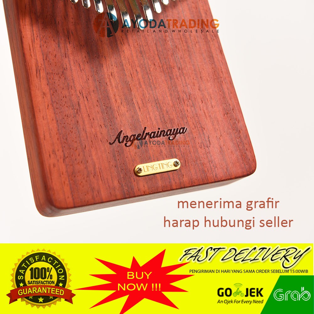 Custom Grafir Kalimba Ukir Tulis Nama Gambar