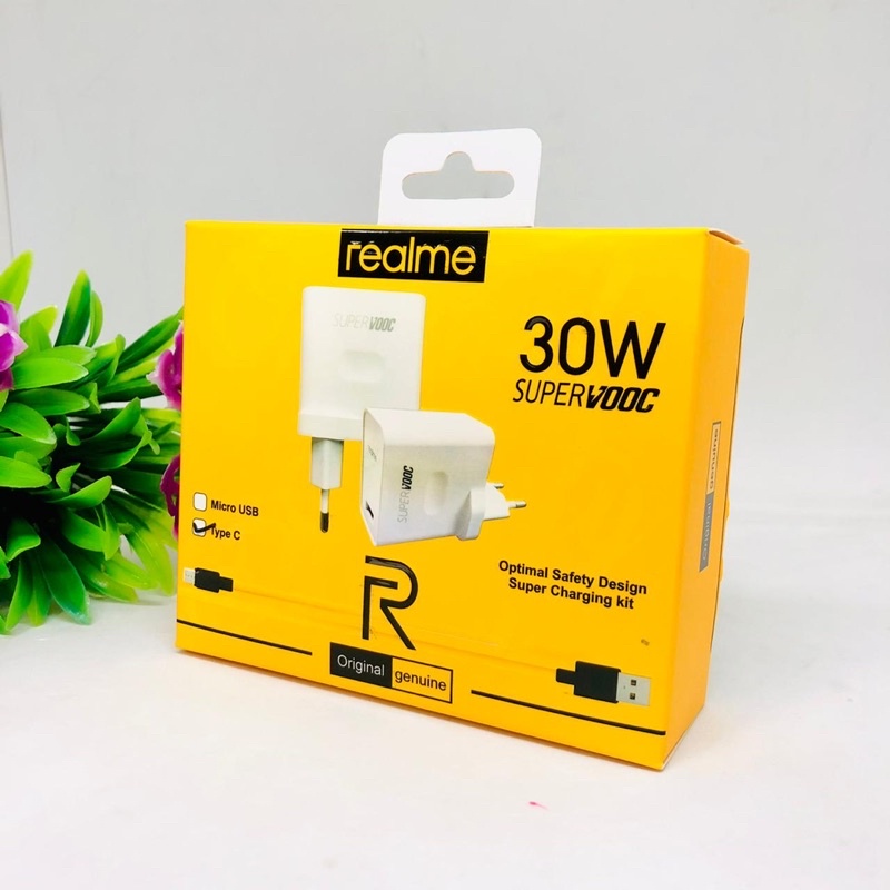 PROMO CHARGER REALME C25 TC 30W SUPERVOOC ORIGINAL QUALITY MICRO TYPE C