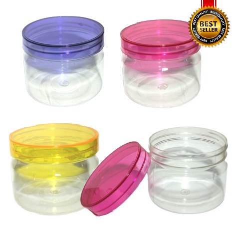 Toples Tabung Jar 330ml Toples Bulat Bening Pet Transparan