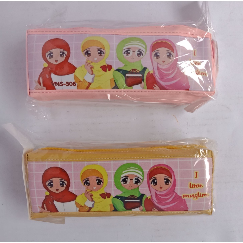 

tempat pensil bahan anak muslimah