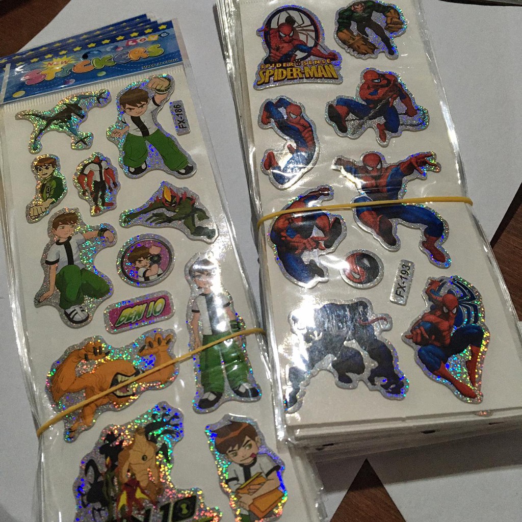 

JKSNASEMKA22 - STIKER HOLOGRAM BIM-BIM RANDOM MOTIF ( isi 20 lembar )