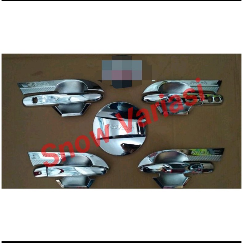 Paket outer handle tank cover rush 2021 Chrome JSL