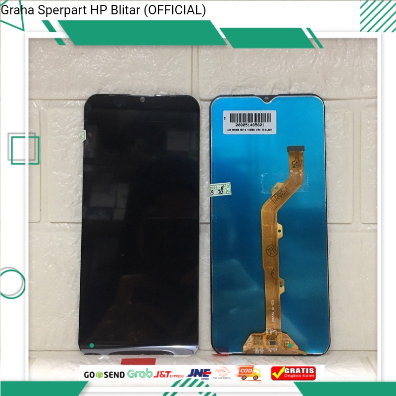 SPAREPART HP LCD TS INFINIX HOT 8/X650C HITAM
