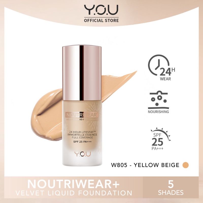 Y.O.U | You Noutriwear + Velvet Liquid Foundation