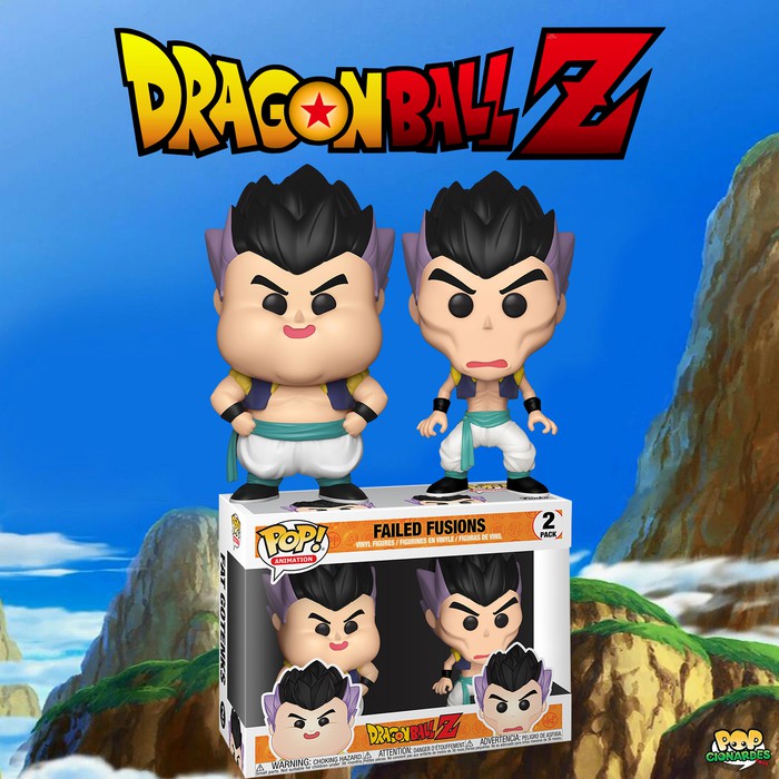 Funko POP Dragon Ball Z - Failed Fusion Fat and Skinny Gotenks EXC
