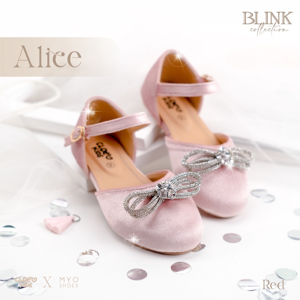 CLOEVKIDS - Alice Size 22-35 Flatshoes Sepatu Pesta Anak Perempuan - Cloevkids x Myoshoes