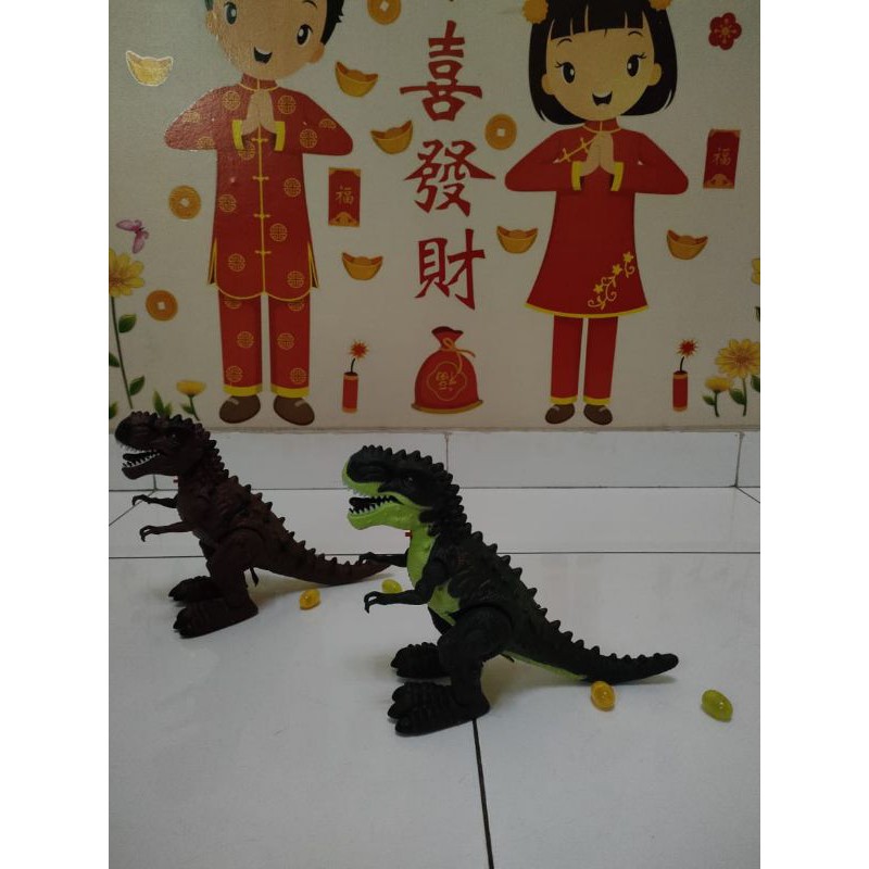 family games Mainan DINOSAURUS TELUR robot trex bertelur bergerak bersuara lampu proyektor koleksi