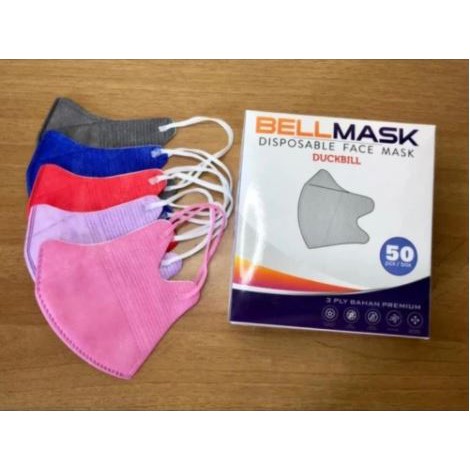 Masker Duckbill 3D KN95 3 Ply 3 Ply Duckbill Earloop Model Sensi