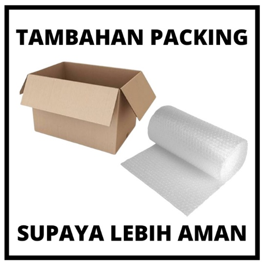 BUBBLE WRAP TAMBAHAN PACKING SUPAYA PAKET LEBIH AMAN