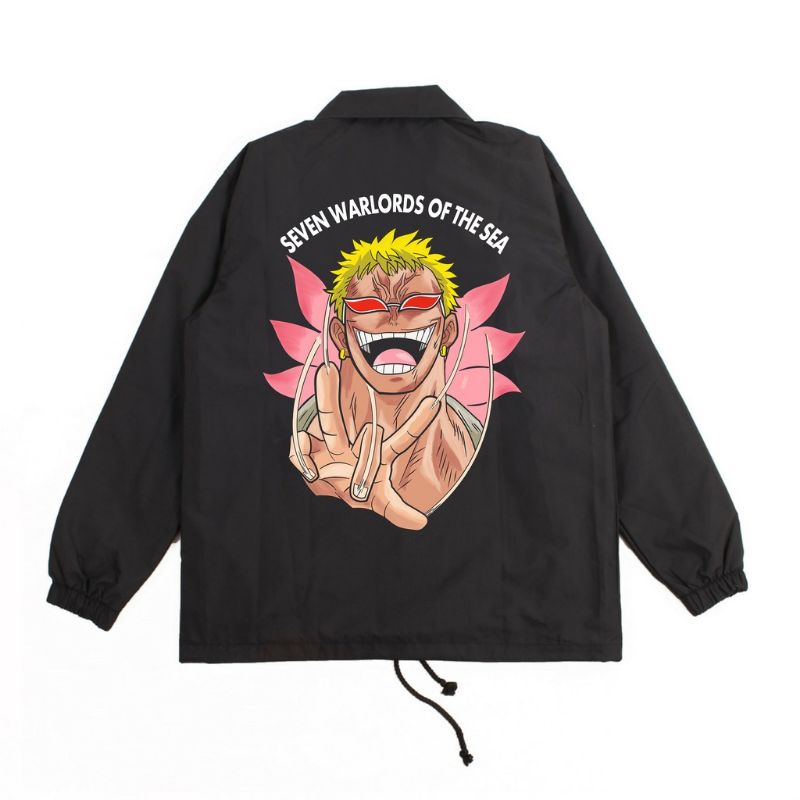 Jaket Coach Anime One Piece Doflamingo