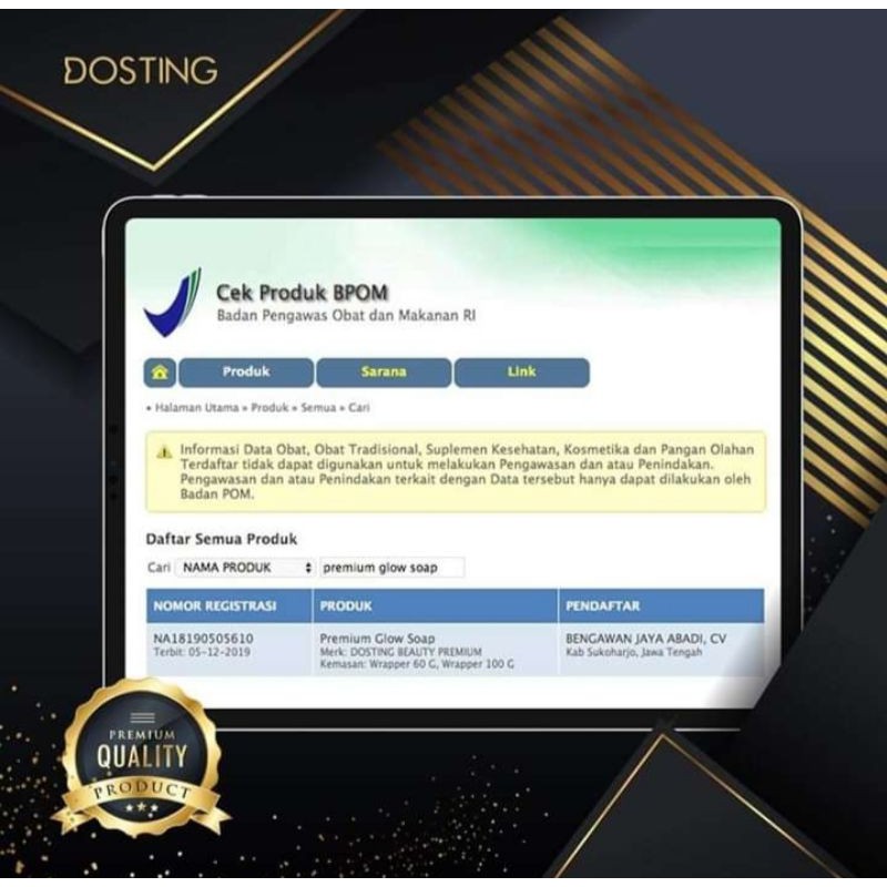 sabun dosting premium