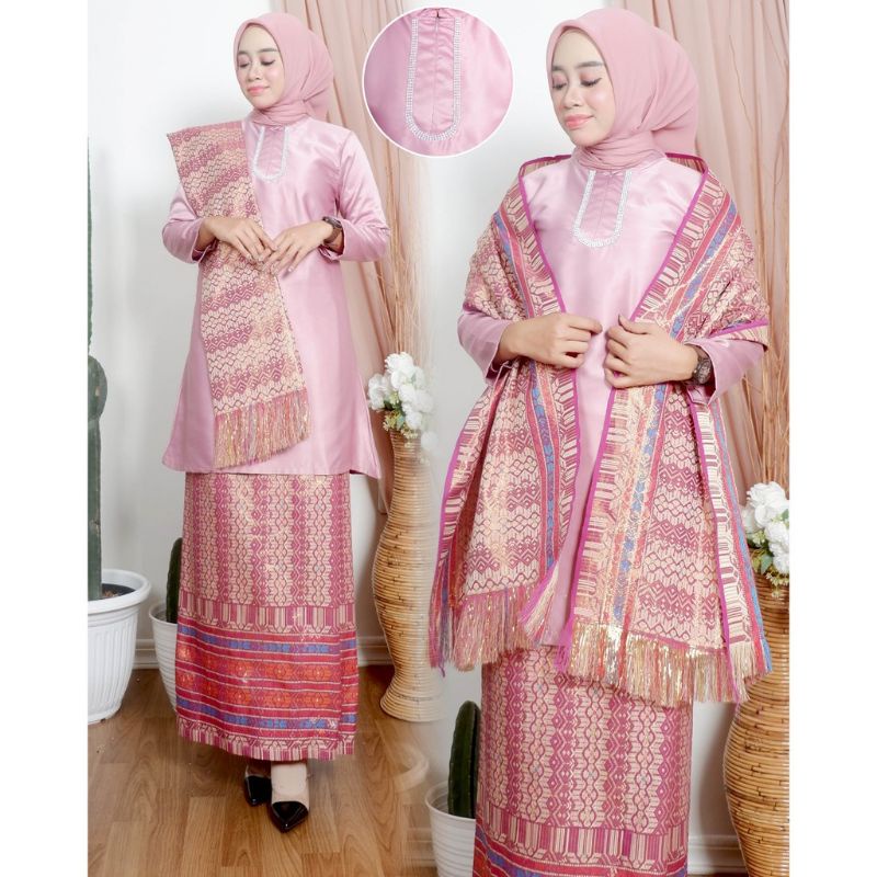 Produk original setelan kebaya maharani//kebaya velvet//kebaya tunik//kebaya besan