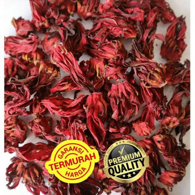 (bisa cod) Bunga rosella original 1kg rosela 1000gram