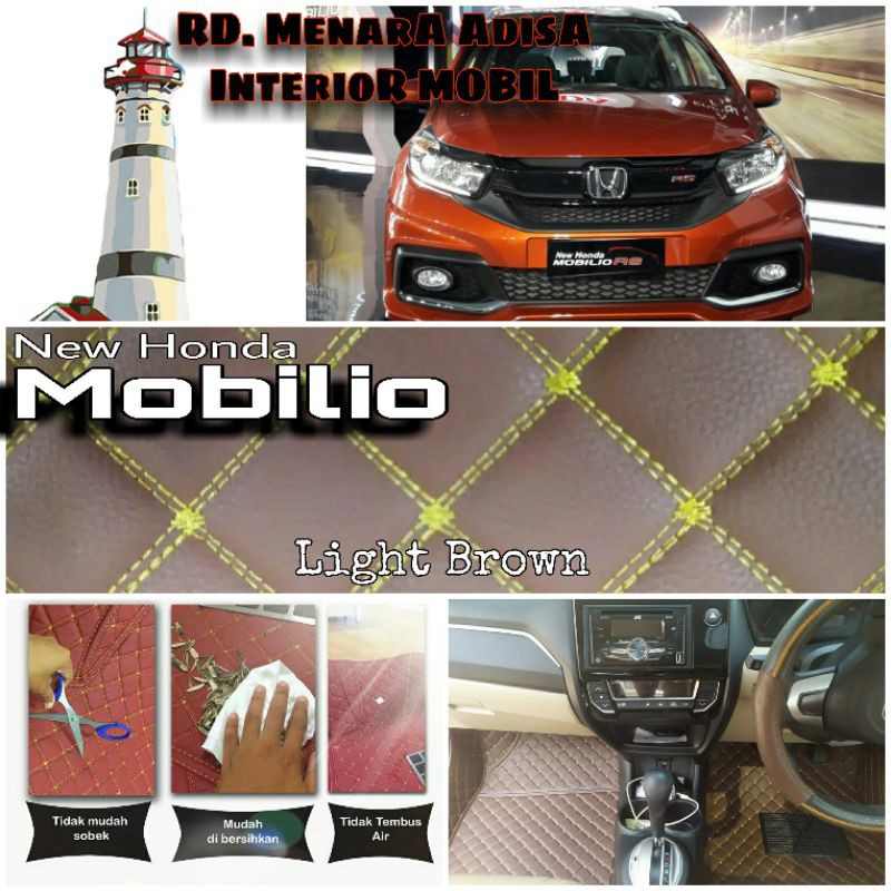 MENARA Karpet Mobil HONDA MOBILIO /2014-2021/ Full Bagasi