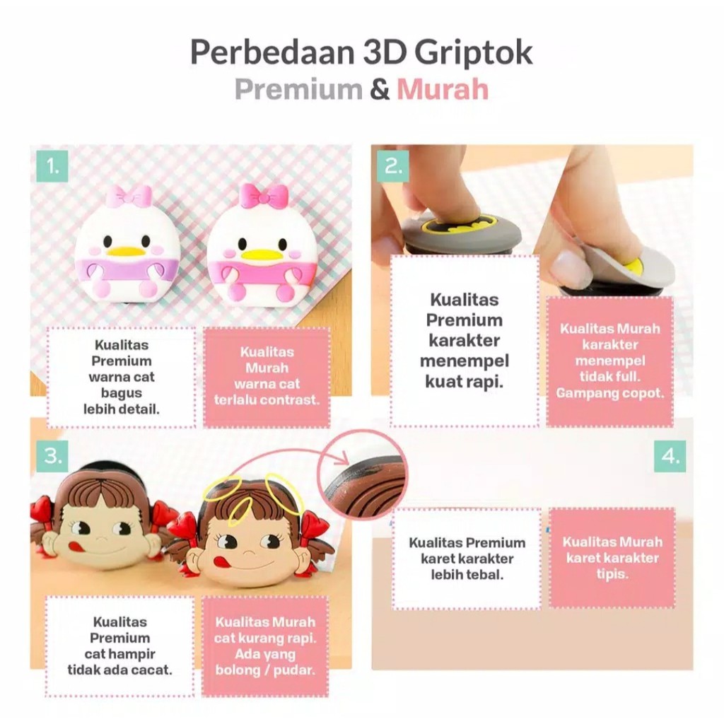 PopSocket / Griptok Karakter Kartun Lucu