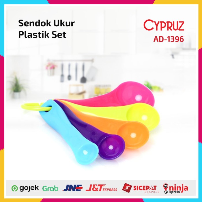 

Cypruz Sendok Ukur Plastik Set AD-1396 Fullcolor