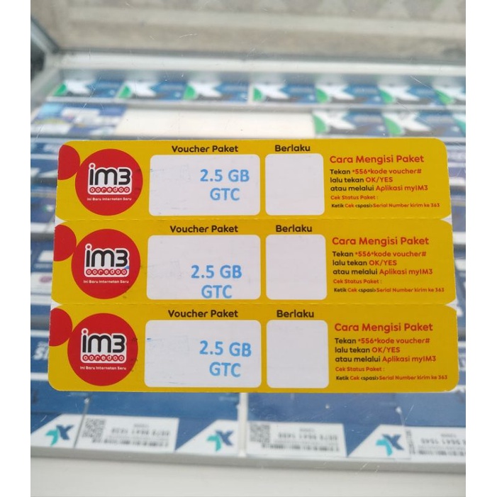 VOUCHER INDOSAT 2.5 GB SUMATERA