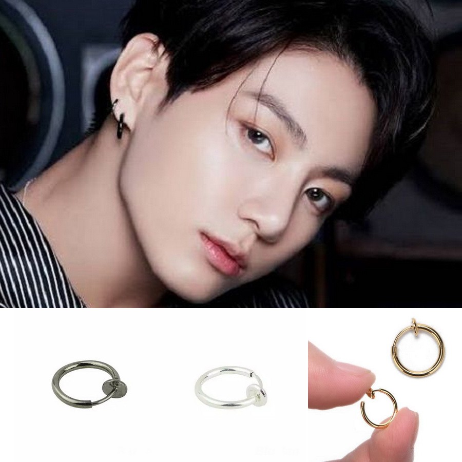 [COD] [Best Selling] BP0005 Anting Jepit Pria Cowok Cewek Tanpa Tindik Magnet Kpop Korea BTS EXO NCT DAY6 SKZ GOT7 Daniel Enhypen Treasure Day6 BigBang