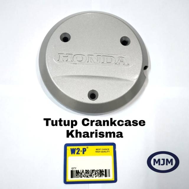 Tutup Crankcase / Blok Mesin Silver Karisma / Supra X 125 Lama