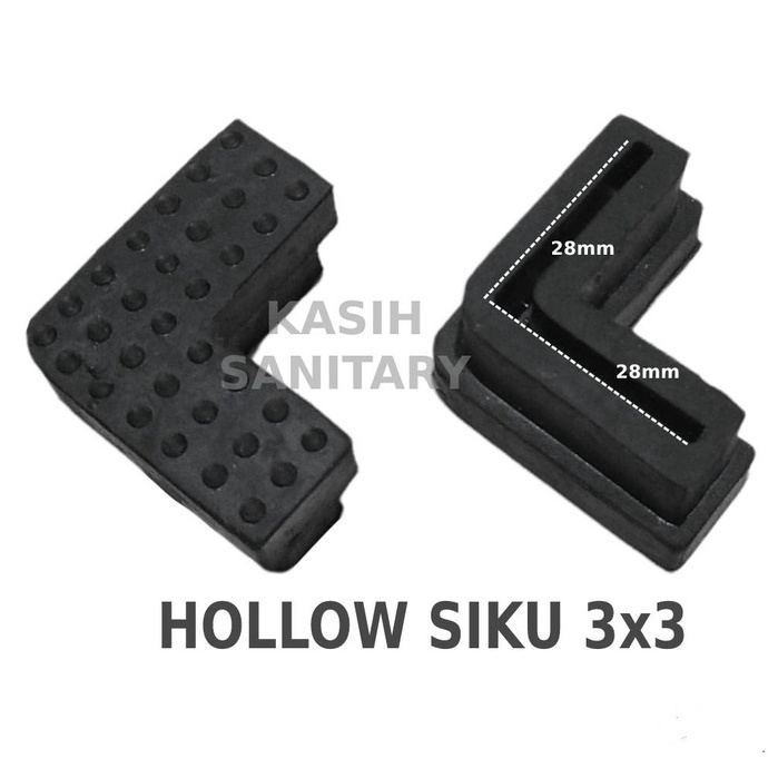 Karet kursi holo siku 3x3 karet alas pengaman kaki besi meja kursi karet pelindung besi kaki kursi d
