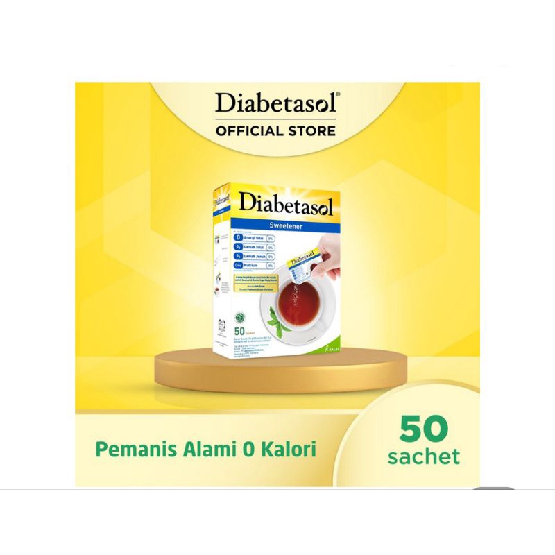 

Diabetasol Sweetener Gula Zaro Calorie 50g