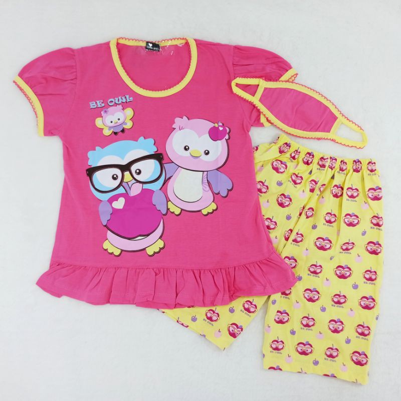 [Ss-320] Pakaian Anak Perempuan Model Za-ra kids Size 4-6tahun Free Masker, Baju Setelan anak Lucu