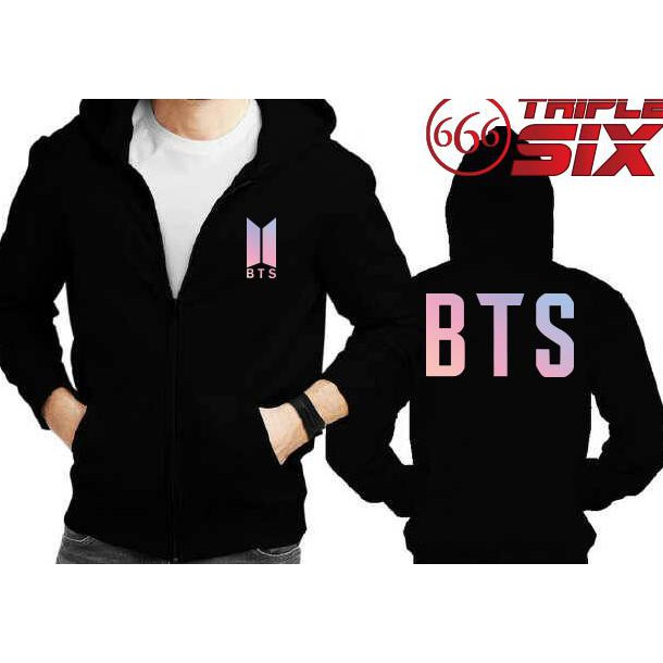 Jaket Hoodie Zipper Bts Galaxy