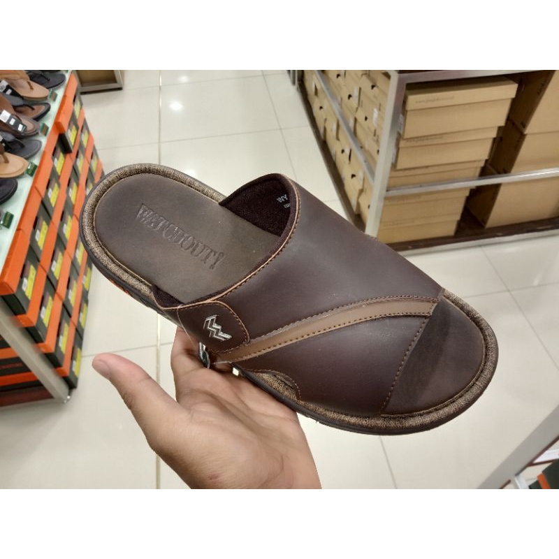 Watchout sandal pria/Sandal Selop/Sandal Kulit WY2017403