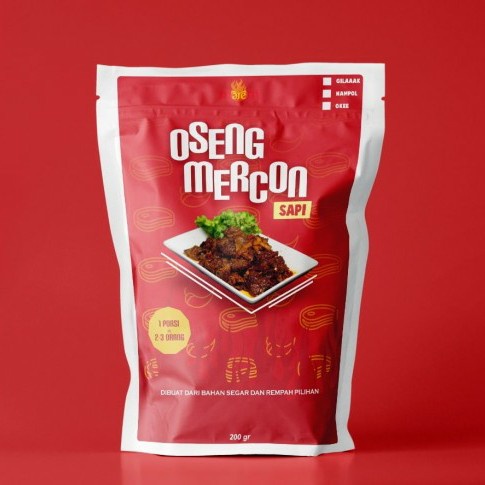 

Marem Food OSENG MERCON SAPI 100%! 200 GRAM - ADA LEVEL PEDASNYA