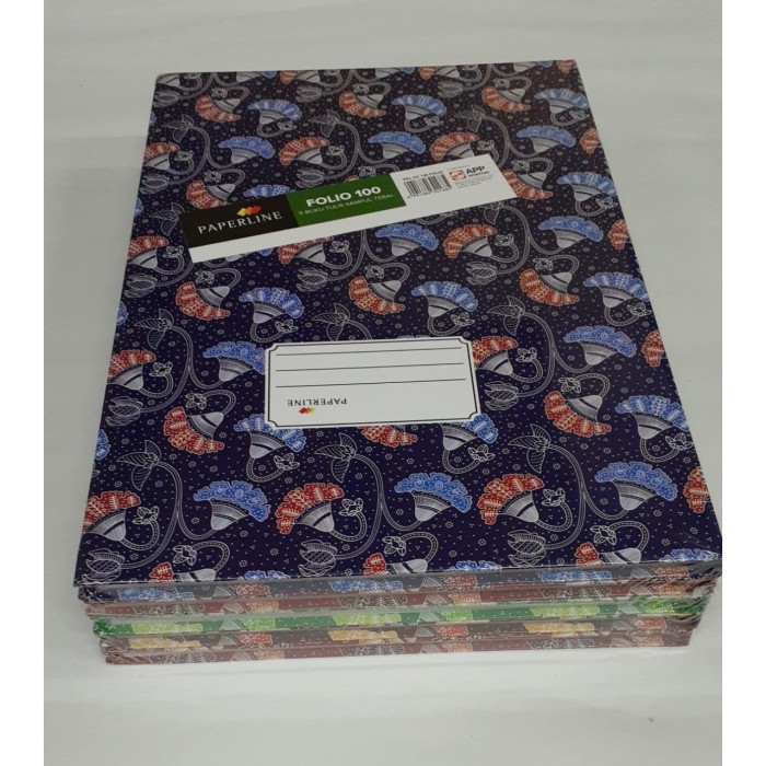 

BUKU TULIS SAMPUL TEBAL / HARD COVER PAPERLINE FOLIO 100 LEMBAR