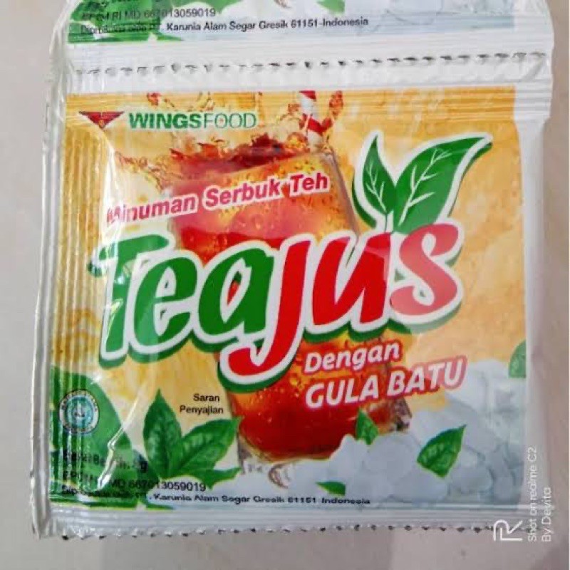 

tea jus gula batu