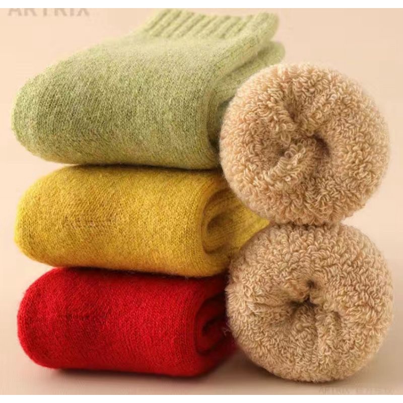 Winter Warm Socks Kaos Kaki Musim Dingin Unisex Anak