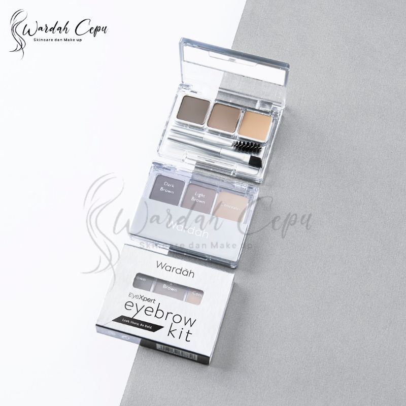 Wardah EyeXpert Eyebrow Kit 3gr || Eyebrow Powder || Palet Alis