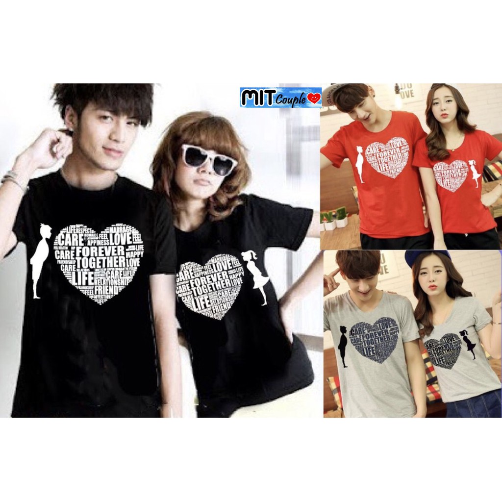 BAJU PASANGAN KAPEL | KAOS COUPLE PD LOVE CARE