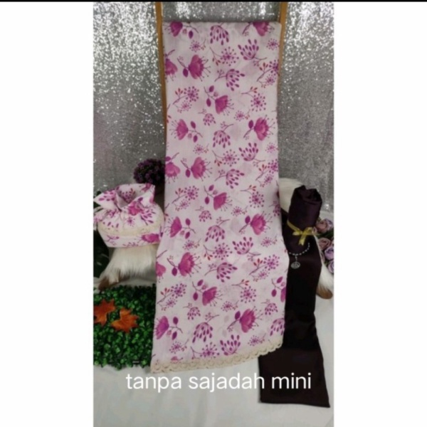 Mukena Traveling Silky Premium plus sajadah mini - Dtanpa sajadah Murah