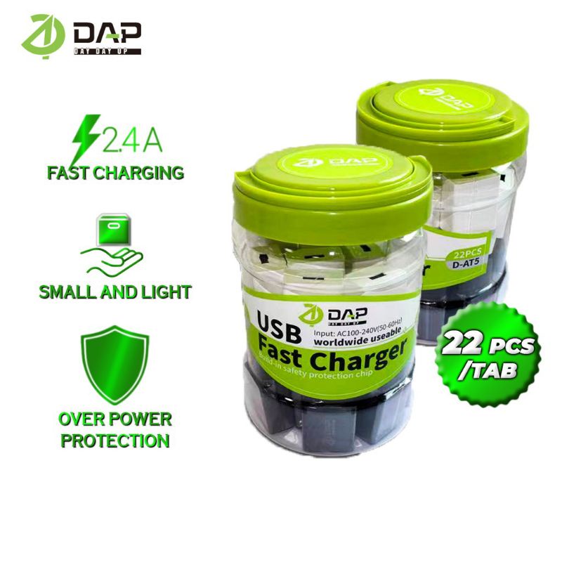 DAP ADAPTOR CHARGER TOPLES D-AT5 FAST CHARGING ECERAN