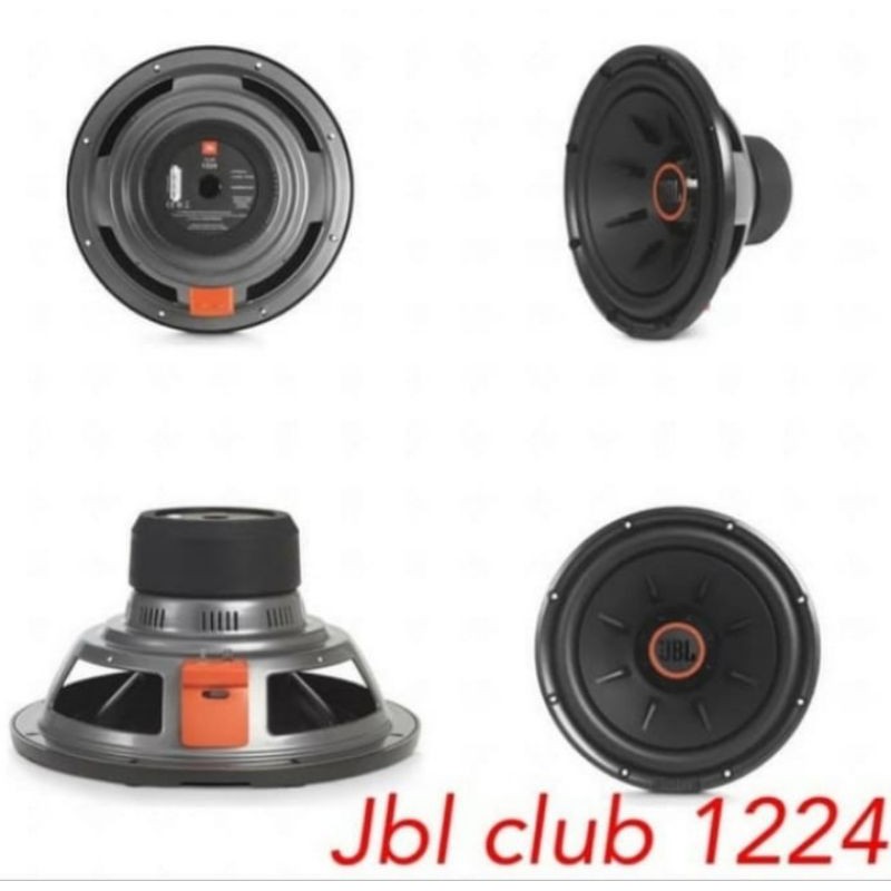 SUBWOOFER 12" JBL 1224 CLUB DOUBLE COIL DOUBLE MAGNET