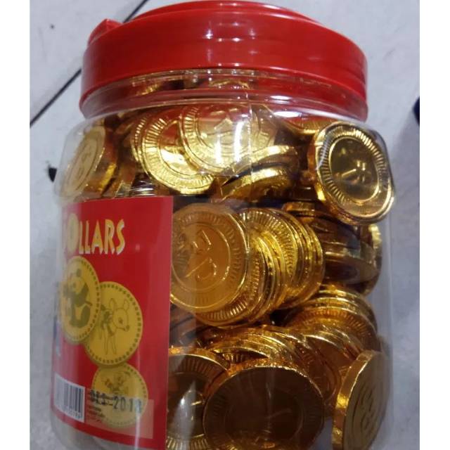 

Coklat koin Dollar