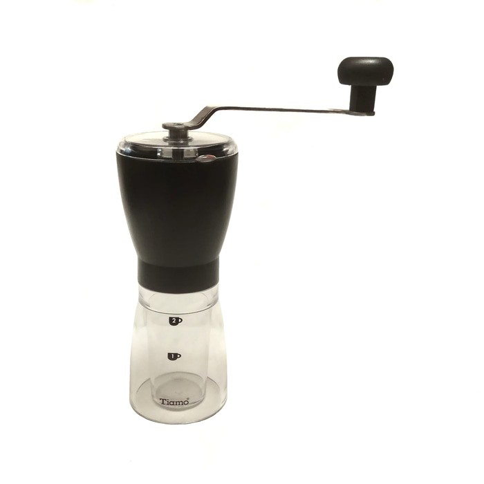 TIAMO Coffee Grinder Clear Ceramic Burr Penggiling Kopi HG6139BK