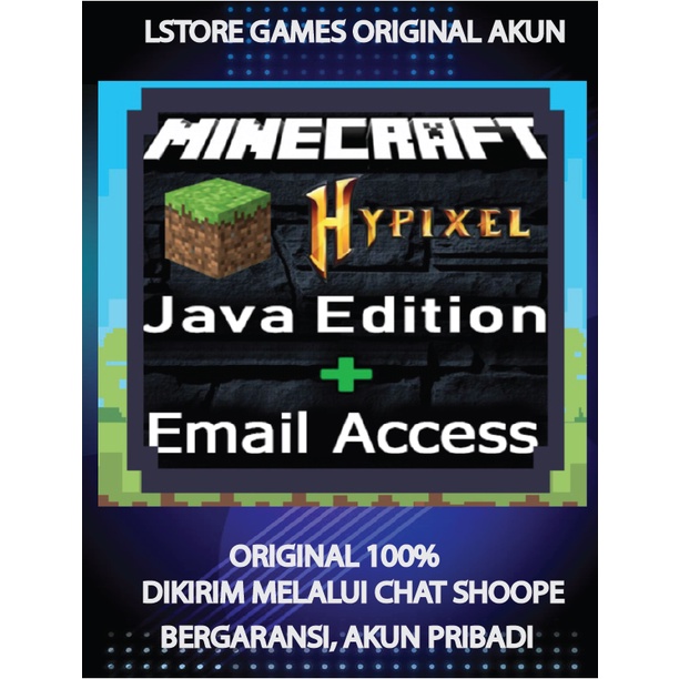 MINECRAFT JAVA EDITION GAME PC